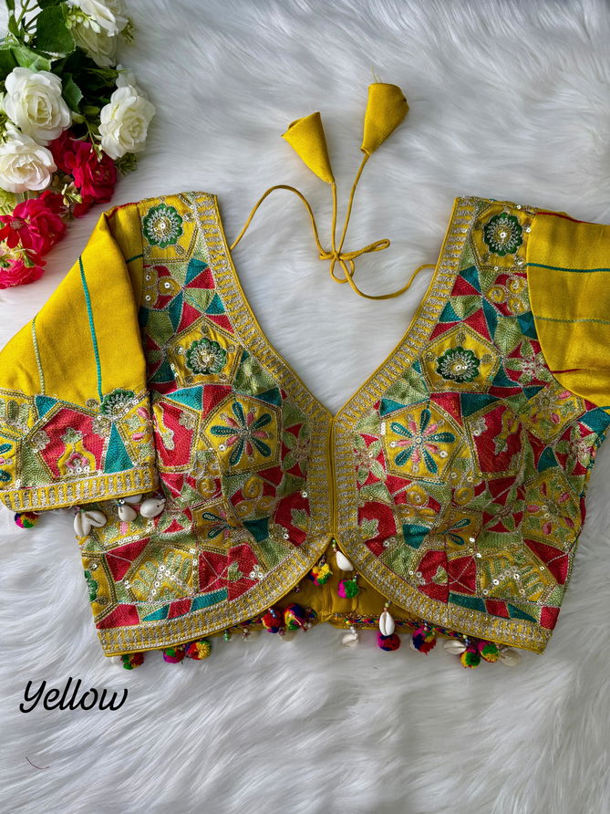 Rk Blouse Italian Silk Embroidery Wedding Wear Blouse Wholesale Online
